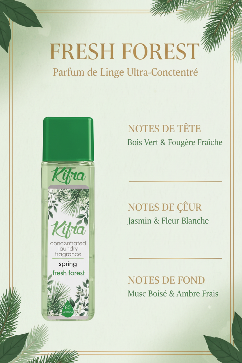Fresh Forest - notes olfactives bouchon vert